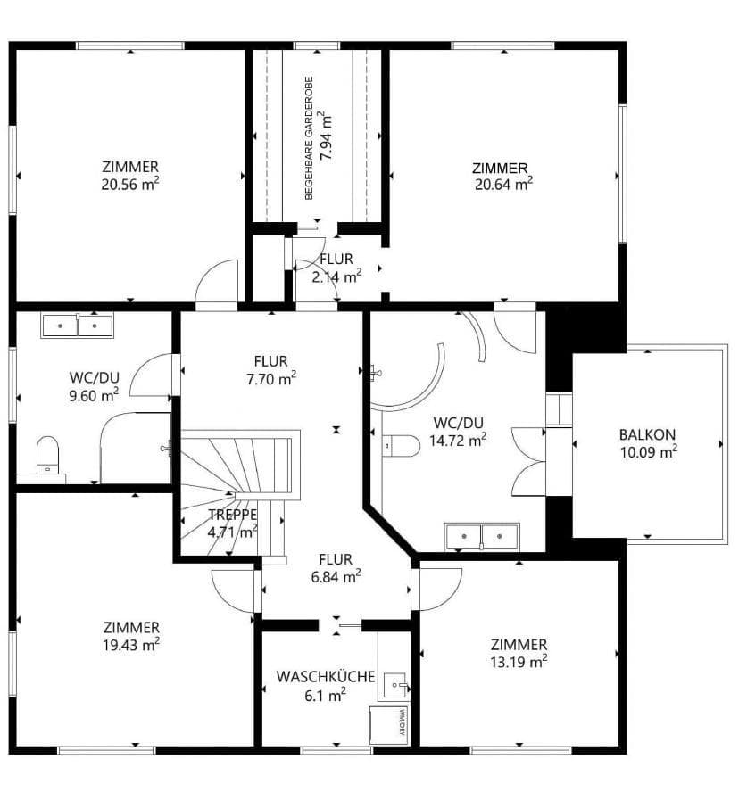 Casa de 8.5 quartos com piscina aquecida em Henau – 12